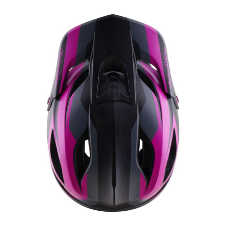 Troy Lee Designs Stage 2 Helm Dunkelgrau / Neon-Fuchsia