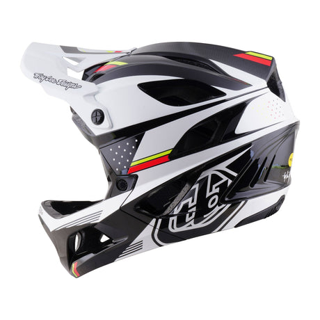 Troy Lee Designs Stage 2 Helm, Proton-Weiß
