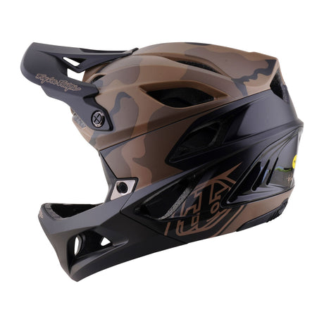 Troy Lee Designs Stage 2 Helm, Split-Sienna-Tarnmuster