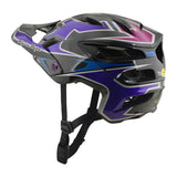 Casque Troy Lee Designs A3 MIPS avec masque noir et violet