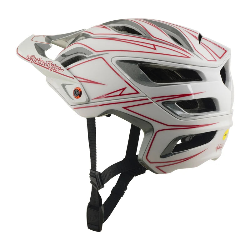 Casque Troy Lee Designs A3 MIPS à rayures gris mat