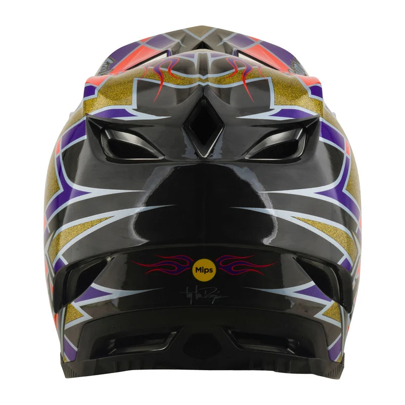 Troy Lee Designs D4 Carbon Helmet  Flush Violet