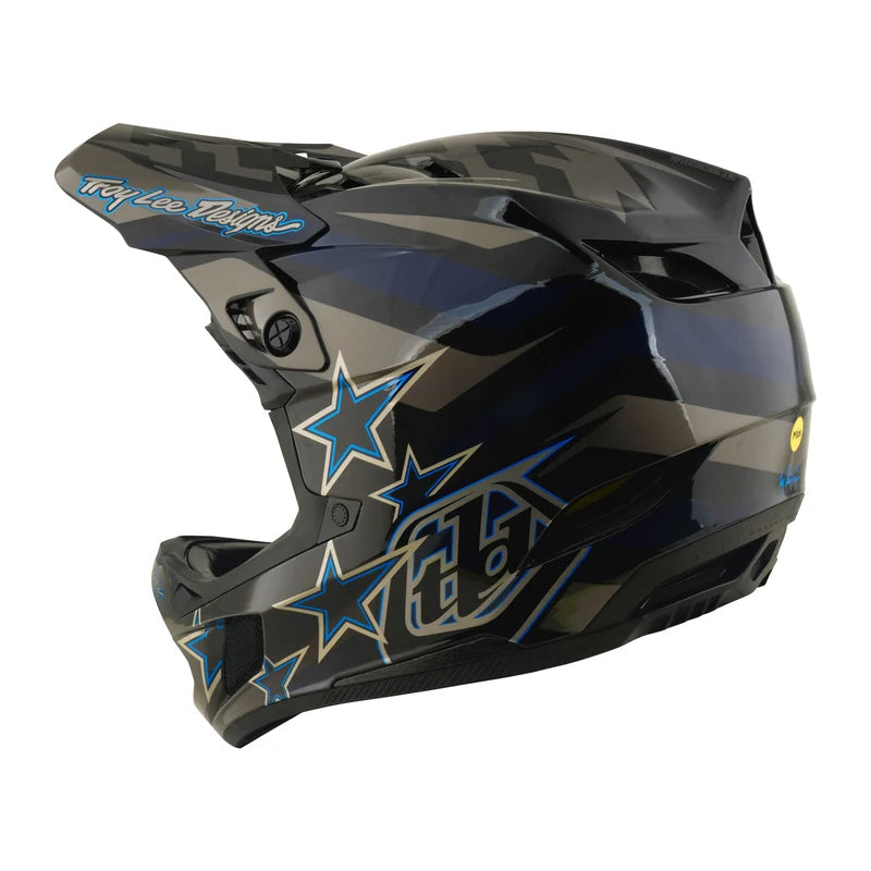 Troy Lee Designs D4 Composite MIPS Helmet Burst Grey