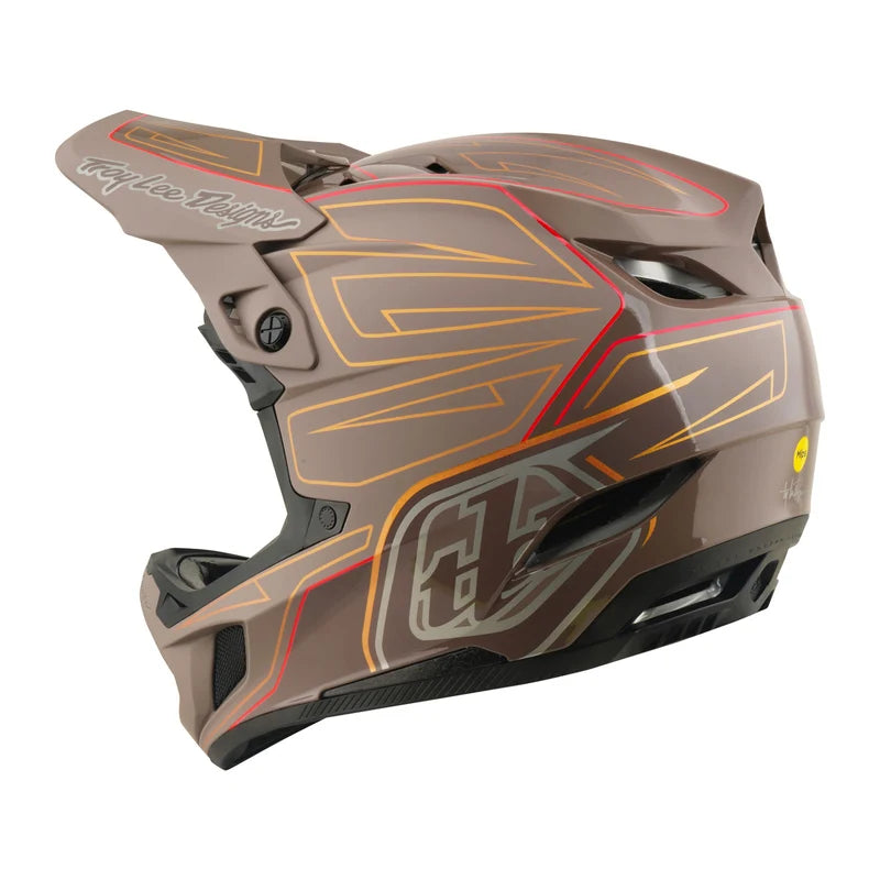 Casco de poliacrilato Troy Lee Designs D4 Shadow Pro Timber