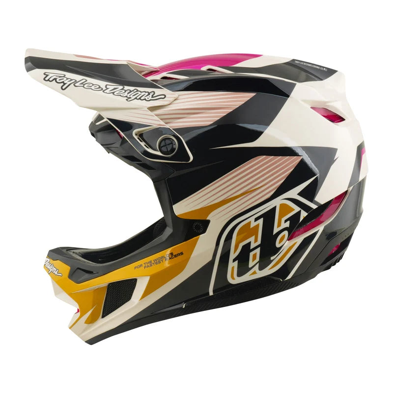 Casco Troy Lee Designs D4 Poliacrilato Shadow - Negro