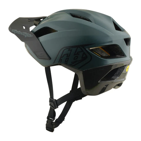 Troy Lee Designs Flowline Helmet  Point Dark Forest And Charcoal
