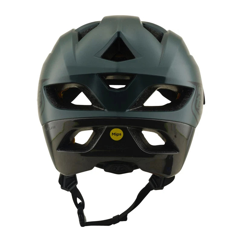 Troy Lee Designs Flowline-helm Point donker bosgroen en antraciet