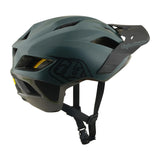 Troy Lee Designs Flowline-helm Point donker bosgroen en antraciet