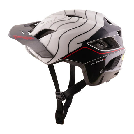 Troy Lee Designs Flowline SE MIPS Helmet Dipped Pumice And Charcoal