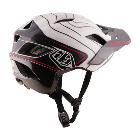 Troy Lee Designs Flowline SE MIPS Helmet Dipped Pumice And Charcoal