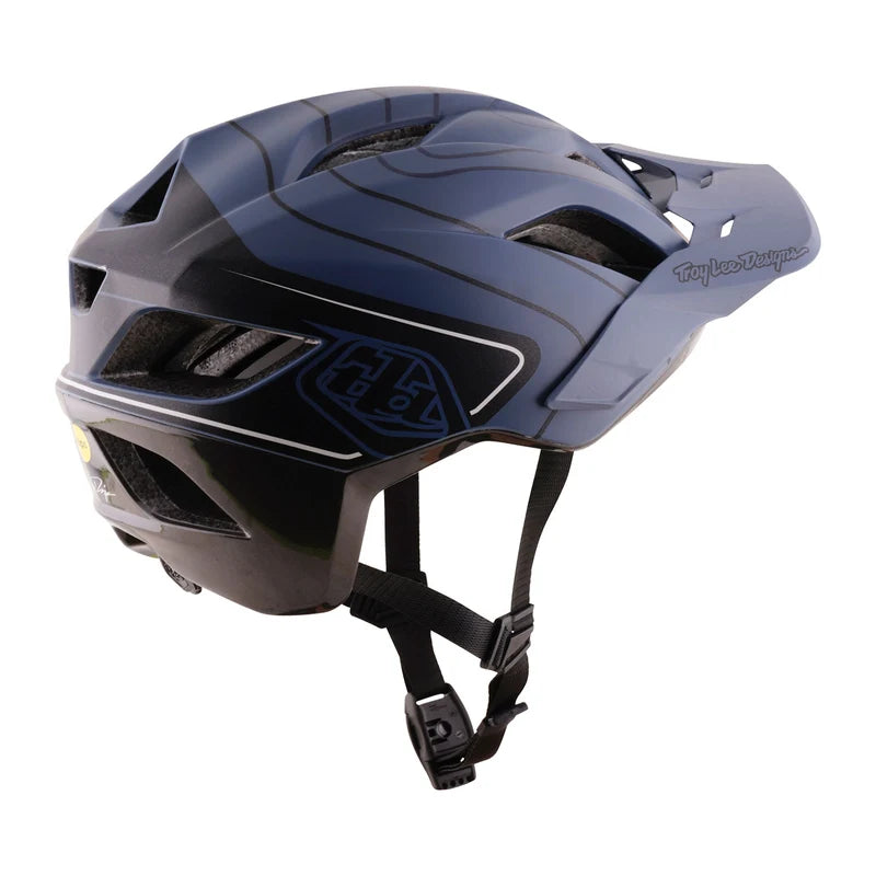 Casque Troy Lee Designs Flowline SE MIPS, coloris ardoise et charbon dégradés