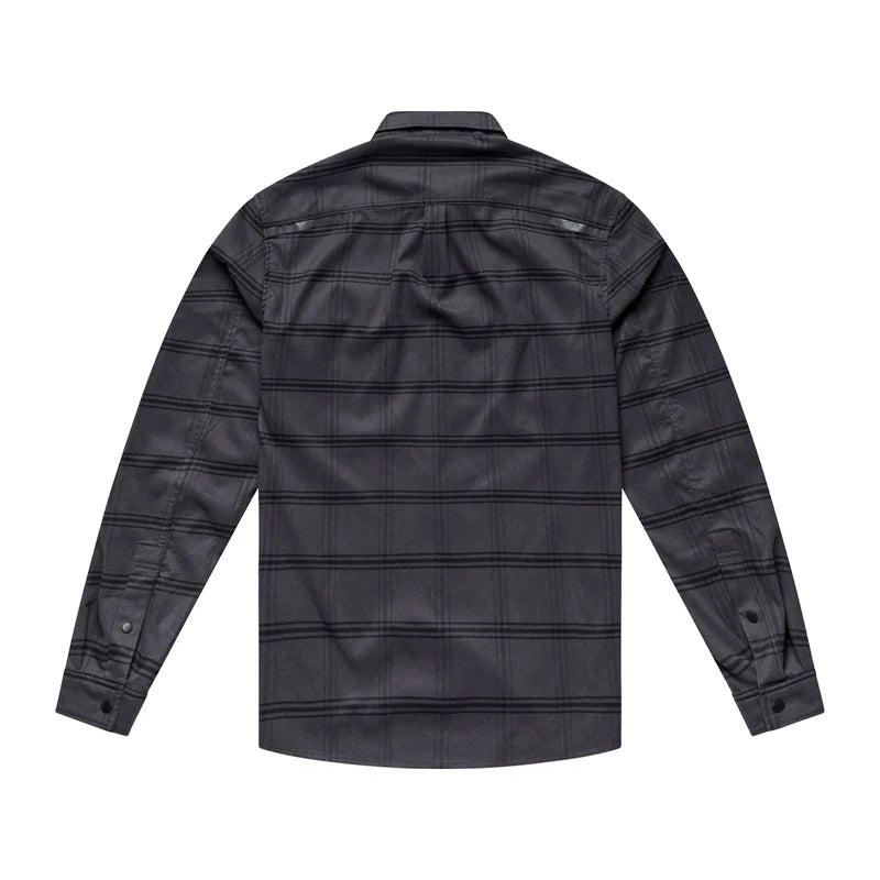 Troy Lee Designs Ruckus Ride Flannel  Yd Plaid Coal