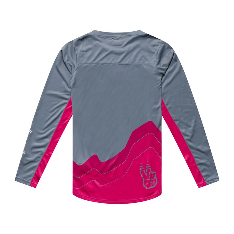 Troy Lee Designs Skyline Pro Descend Long Sleeve Jersey Slate