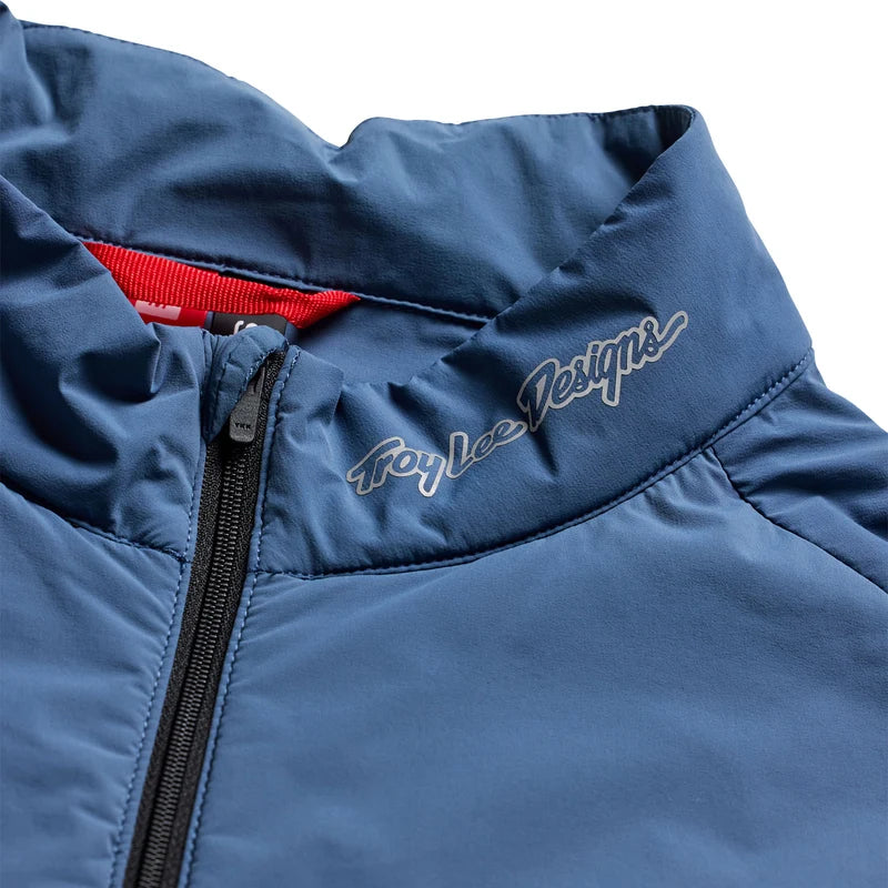 Gilet d’équitation Troy Lee Designs Skyline Pro, gris ardoise uni