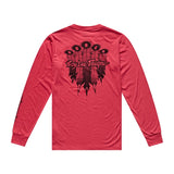 Troy Lee Designs Skyline Ride T-shirt met lange mouwen, Feathered, Ember Red