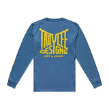 Camiseta de manga larga Skyline Ride Handlebar de Troy Lee Designs, color pizarra