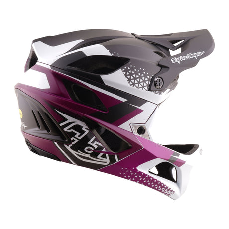 Troy Lee Designs Stage 2 Helm Amper White / Fuchsia