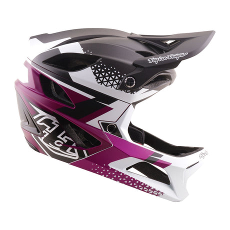 Troy Lee Designs Stage 2 Helm Amper White / Fuchsia