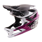 Casco Troy Lee Designs Stage 2 blanco Amper / fucsia