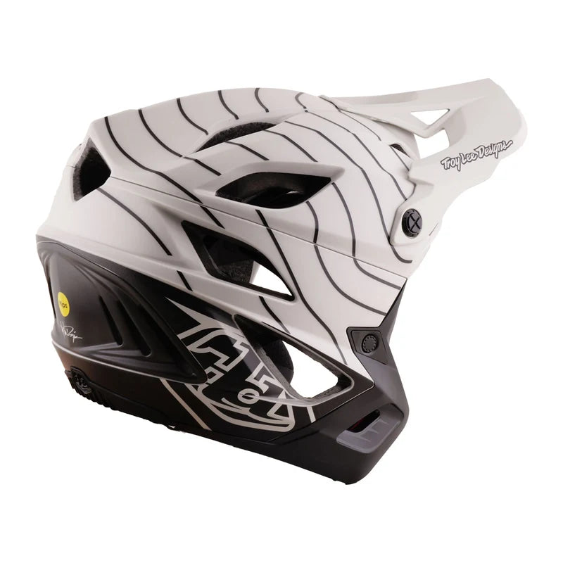 Troy Lee Designs Stage Stunt Helmet Airwaves Pumice