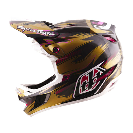 Troy Lee Designs D4 Carbon Helmet Cyclops Gold Limited Edition