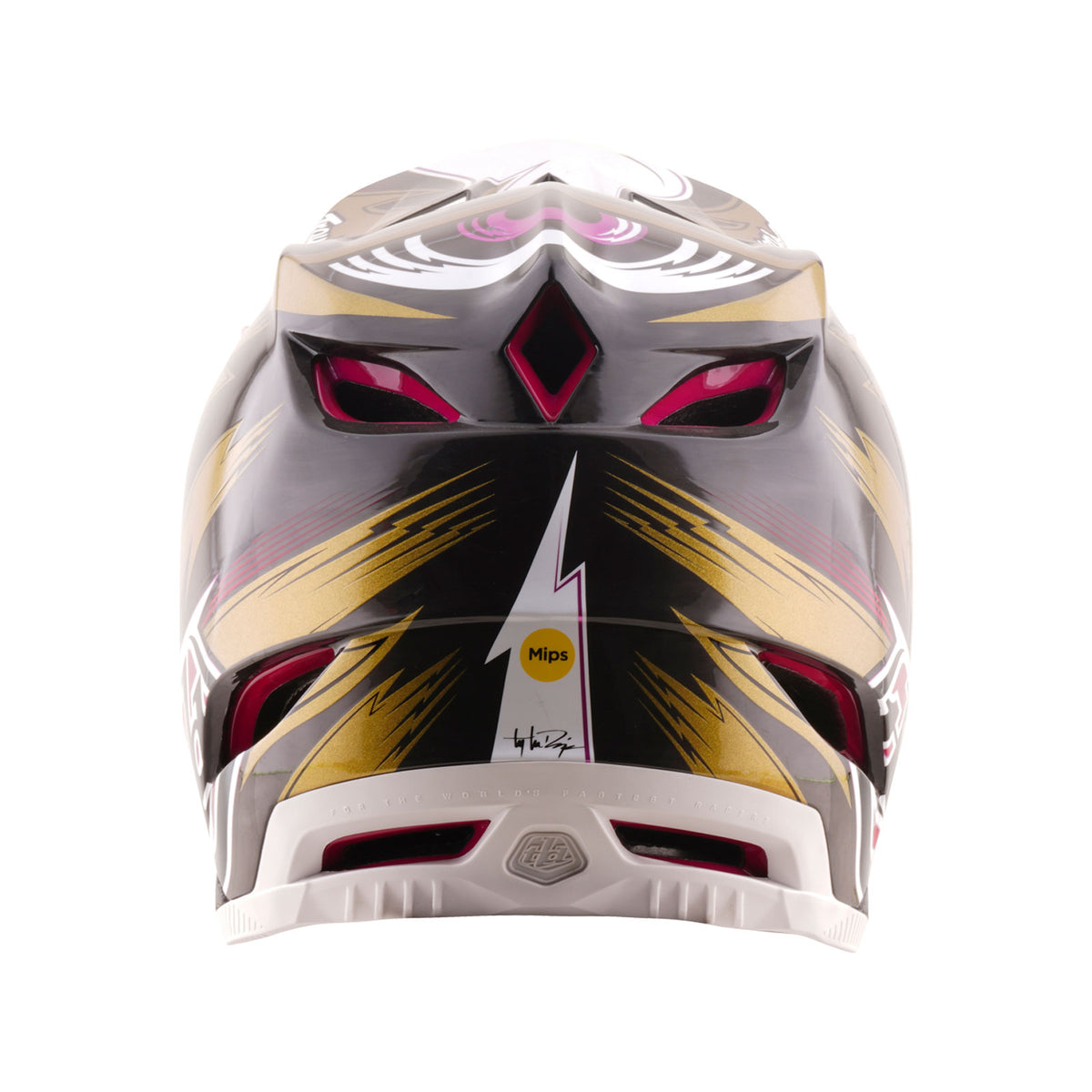 Casco de carbono Troy Lee Designs D4 Cyclops Gold Edición limitada