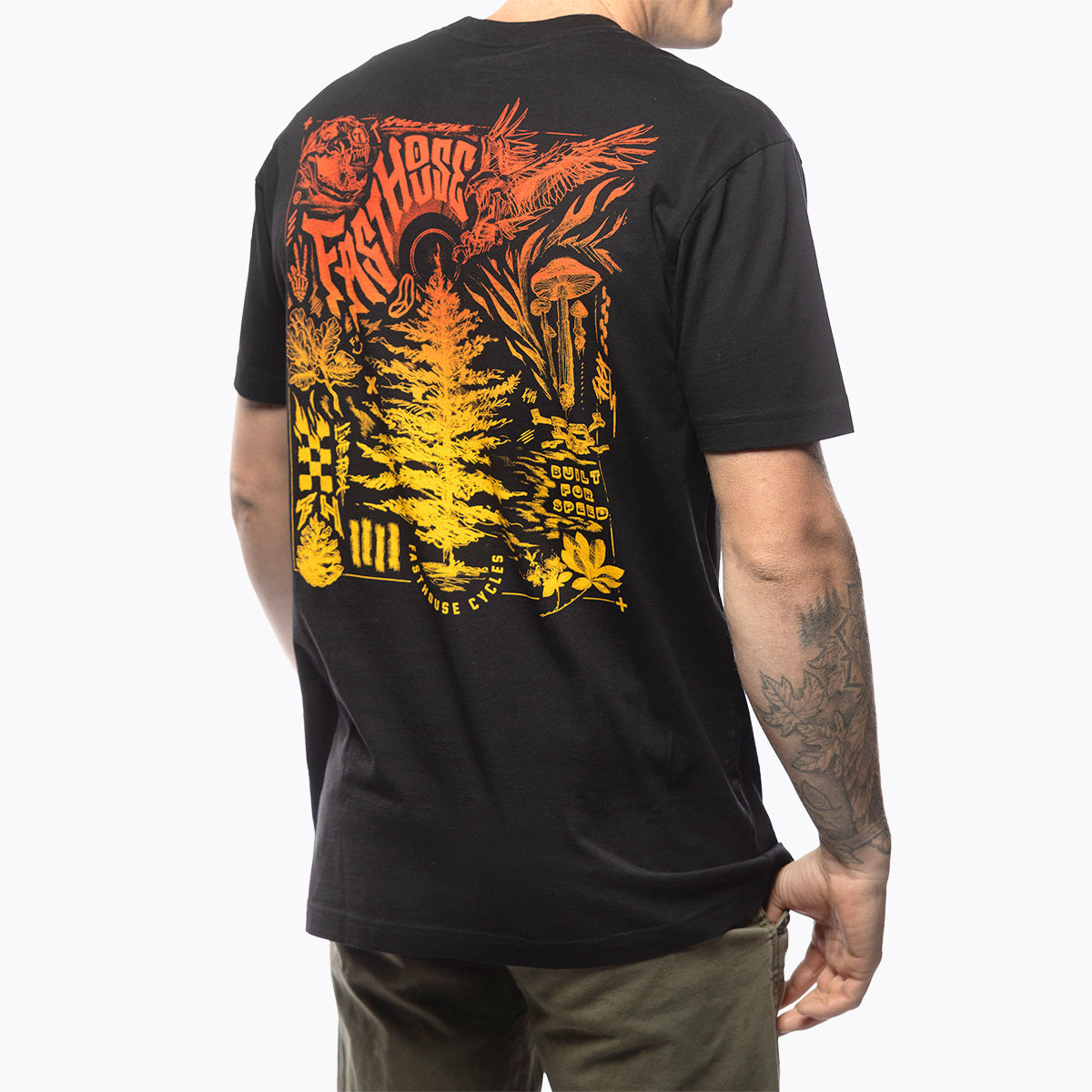Camiseta Fasthouse Tomahawk - Negra