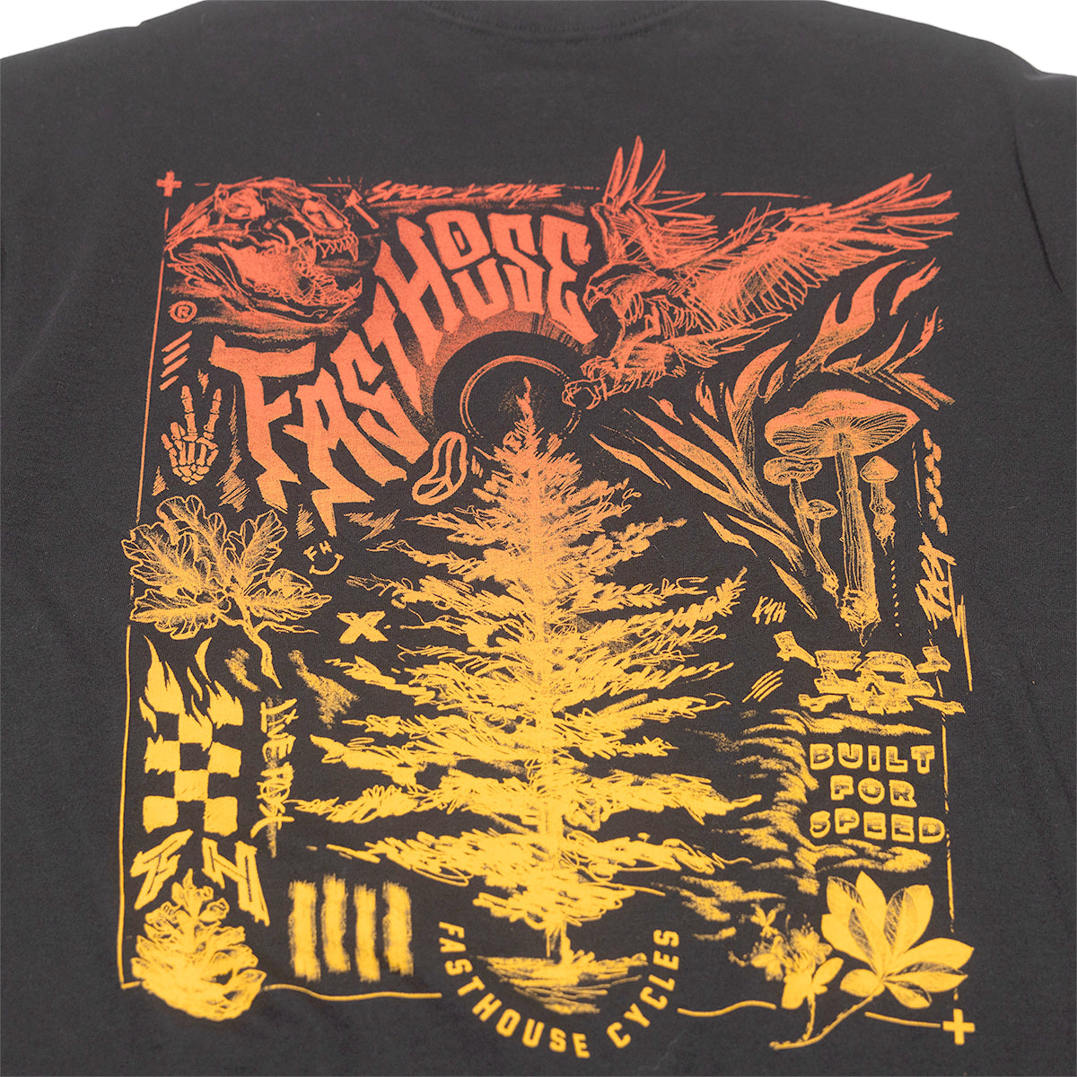 Camiseta Fasthouse Tomahawk - Negra