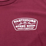 Wedged Tee - Maroon - Fasthouse