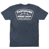 Wedged Tee - Indigo