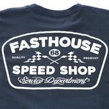 Wedged Tee - Indigo