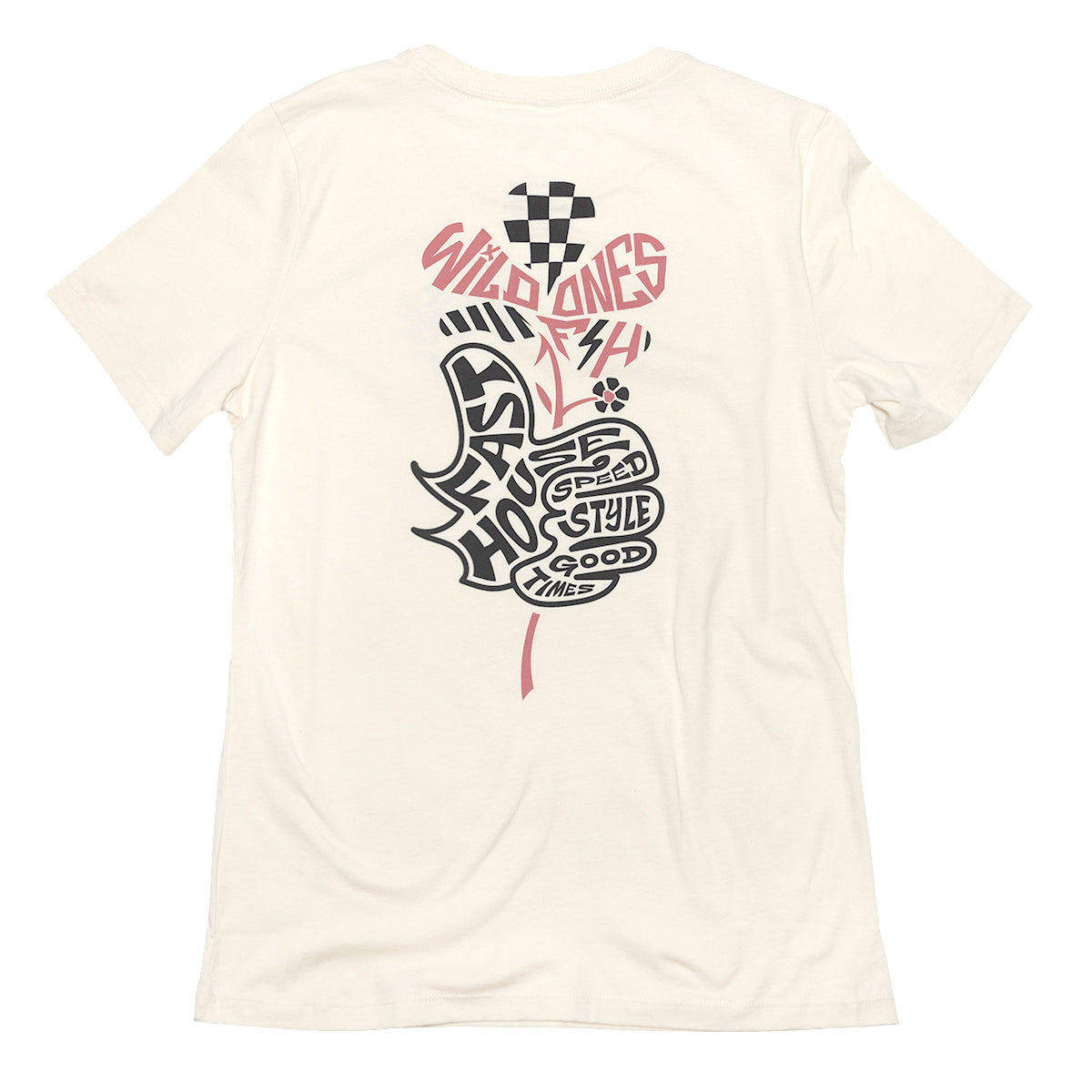 T-shirt Femme Fasthouse Garden Party - Naturel