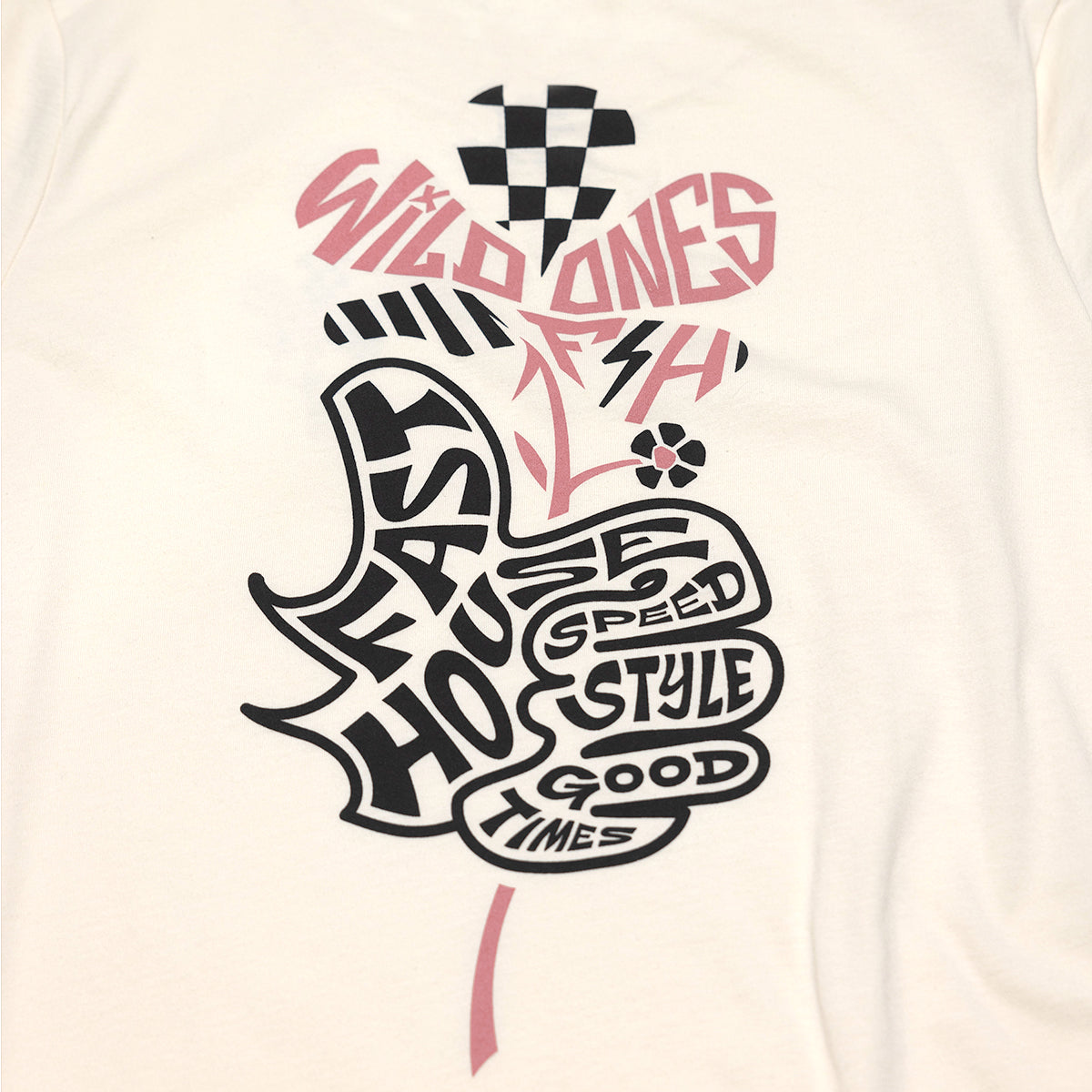 T-shirt Femme Fasthouse Garden Party - Naturel