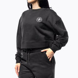 Fasthouse Renown Dames Crop Pullover met Ronde Hals