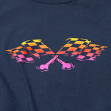 Camiseta para mujer Fasthouse Sun Struck - Azul marino vintage