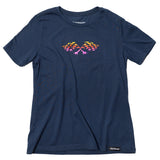 Camiseta para mujer Fasthouse Sun Struck - Azul marino vintage