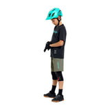 Troy Lee Designs Jersey de Manga Corta Juvenil Skyline Ride Signature - Negro/Real Teal