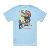 Troy Lee Designs Heritage Youth Short Sleeve T-Shirt Heritage - Dawn Blue