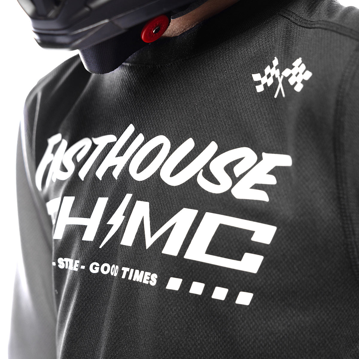 Fasthouse Carbon Method Jugendtrikot – Schwarz/Grau