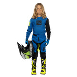 Fasthouse Carbon Echo Kinderbroek - Electric Blue/High Viz