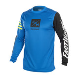 Camiseta Juvenil Fasthouse Carbon Echo - Azul Eléctrico