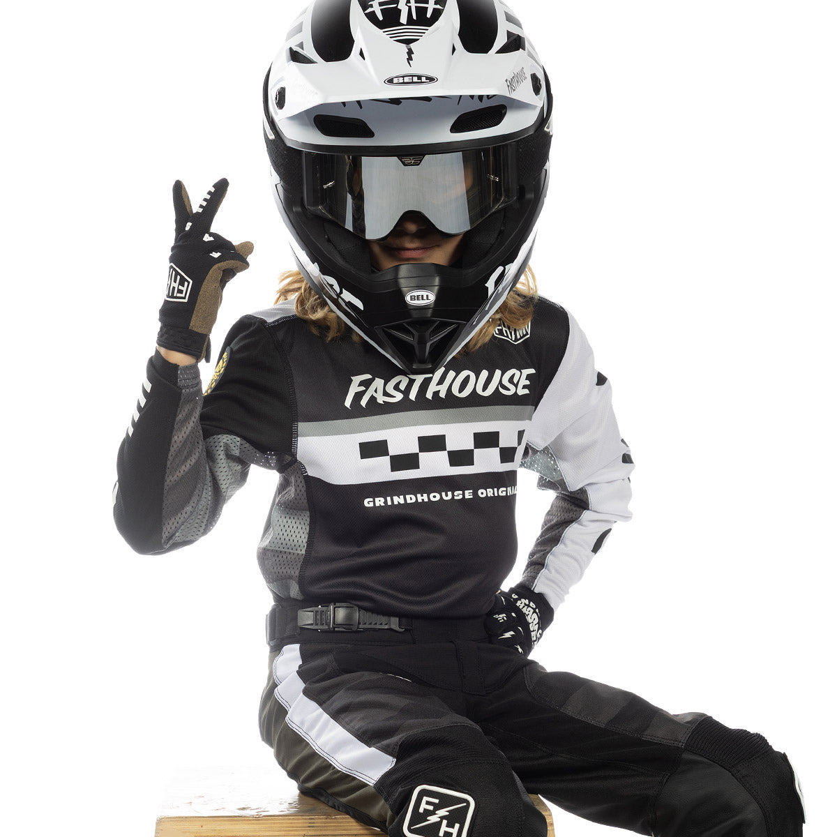 Guante Fasthouse Speed Style Atomic Youth - Negro