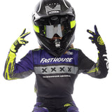 Fasthouse Grindhouse Grimm Youth Jersey - FH Purple/Black