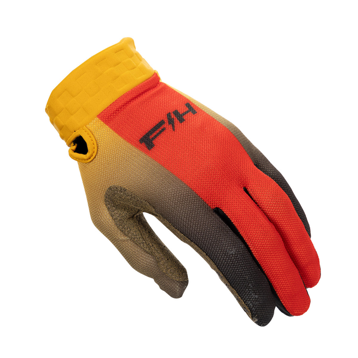 Guante Juvenil Fasthouse Vapor React - Rojo Carreras/Negro
