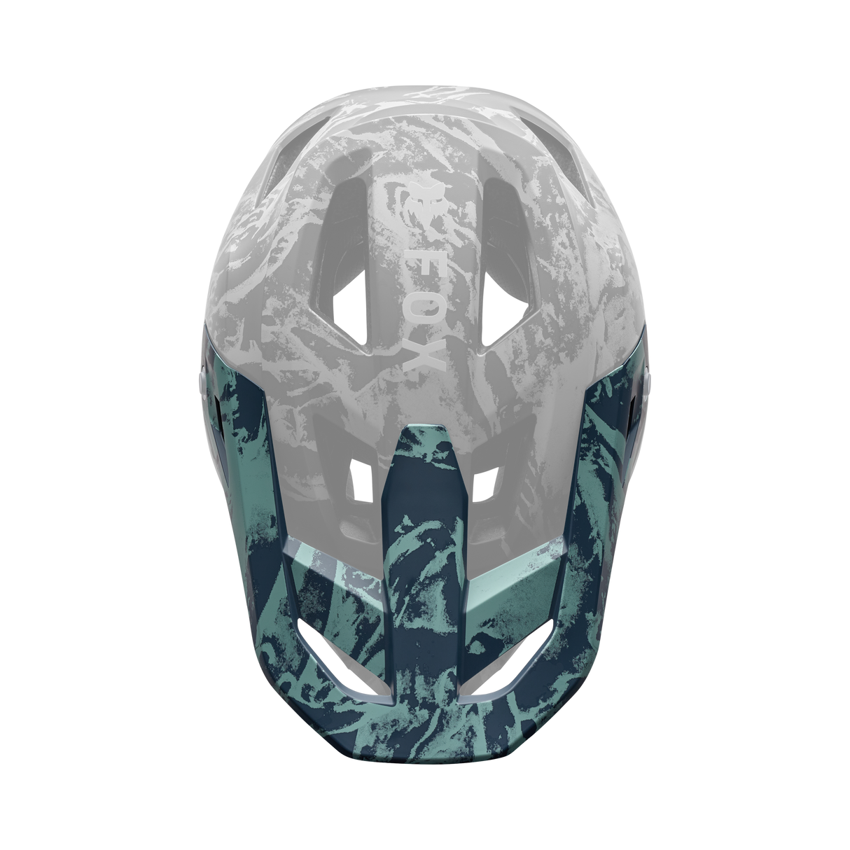Fox Racing Rampage Helmet Visor - Image Print Arctic Blue