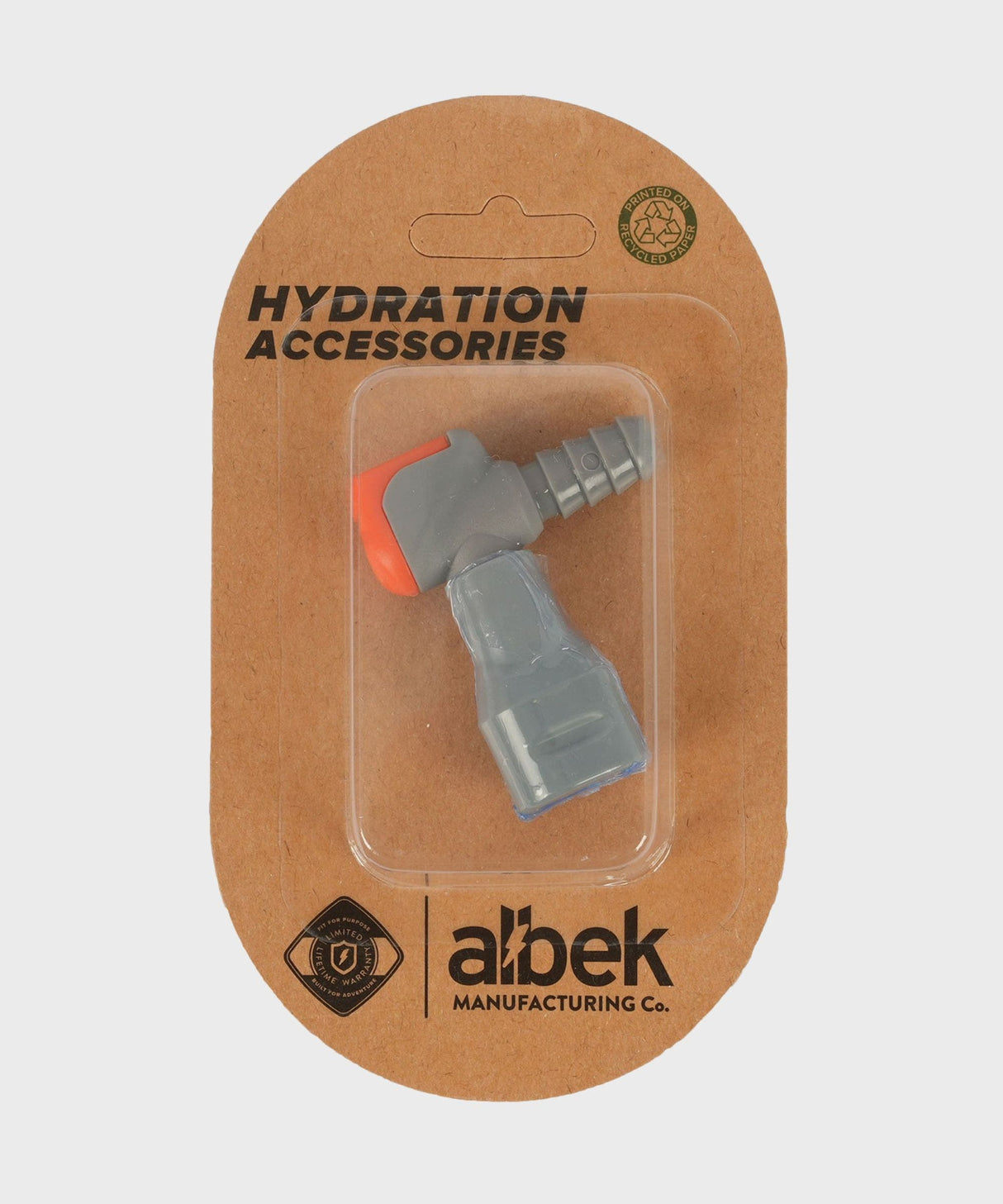 Albek Spare Bite Valve - Valve + 90 Degree Tap - Grey / Orange