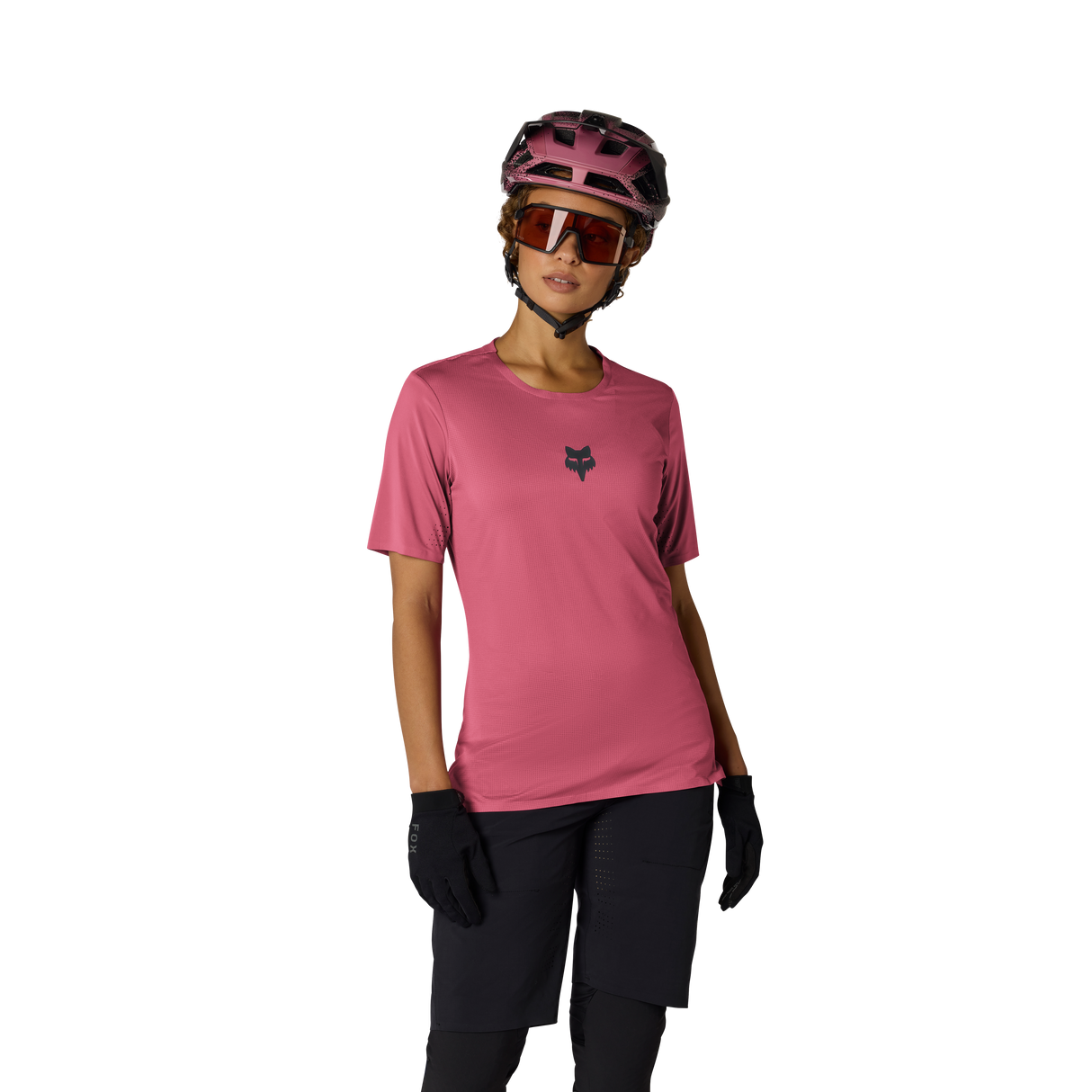 Fox Racing Women's Flexair Short Sleeve Jersey Berry
