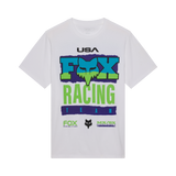 Fox Racing Hardcore 195 T-shirt Original Blanc
