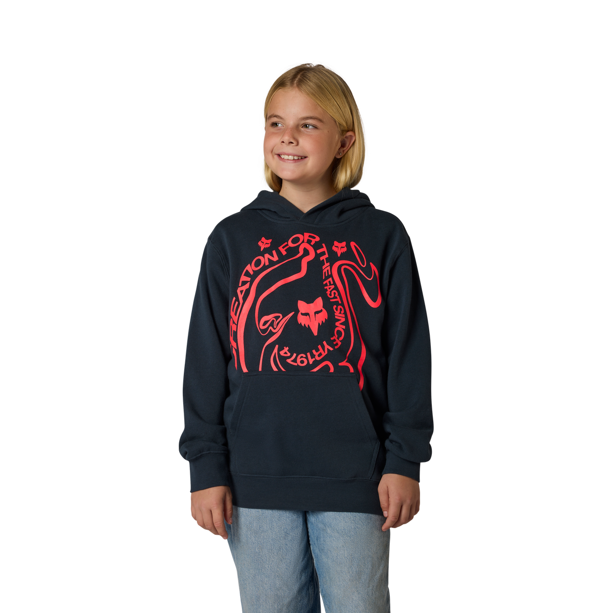 Fox Racing Youth Vision Pullover Hoodie Galaxy Blue