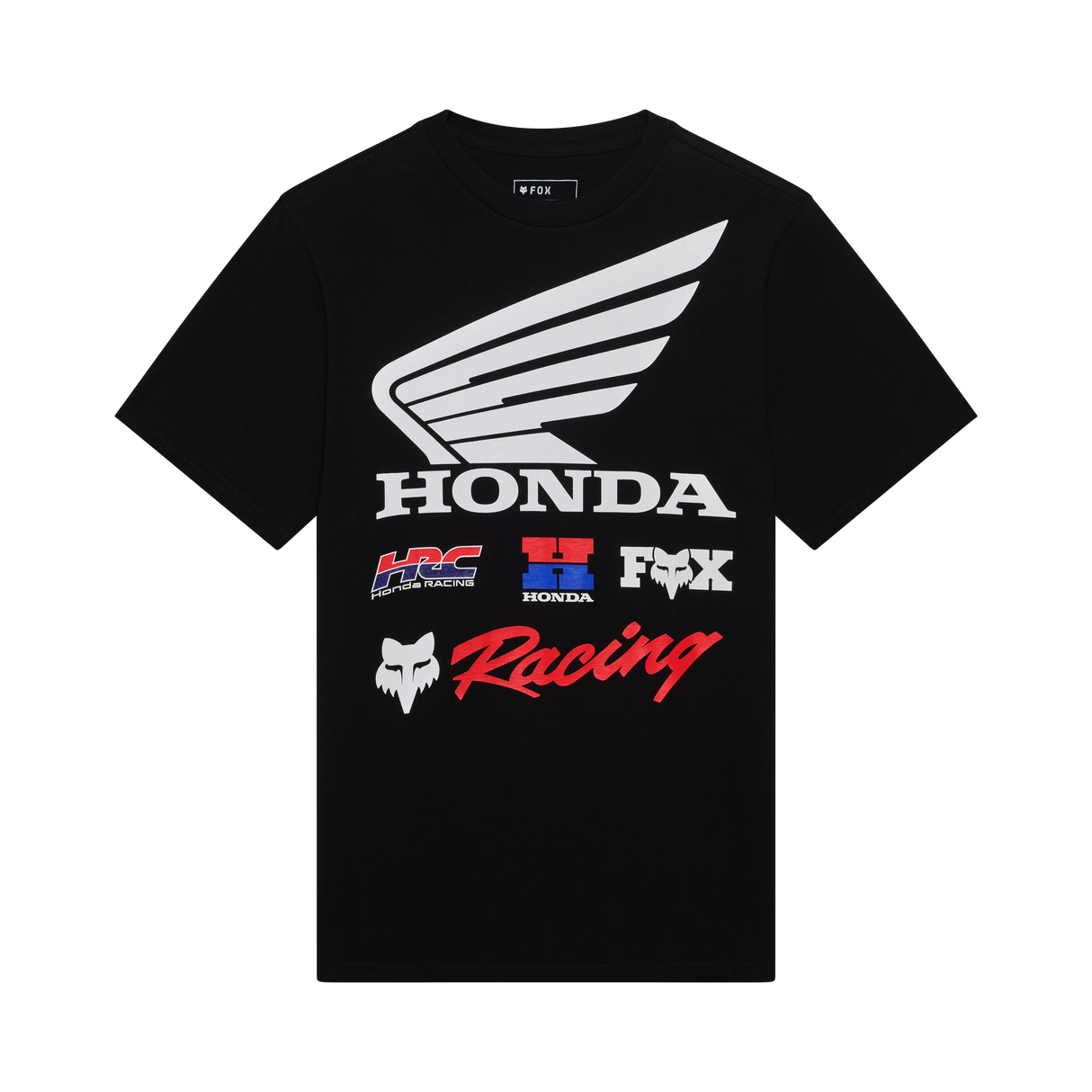 Fox Racing Honda 195 Original T-shirt Zwart